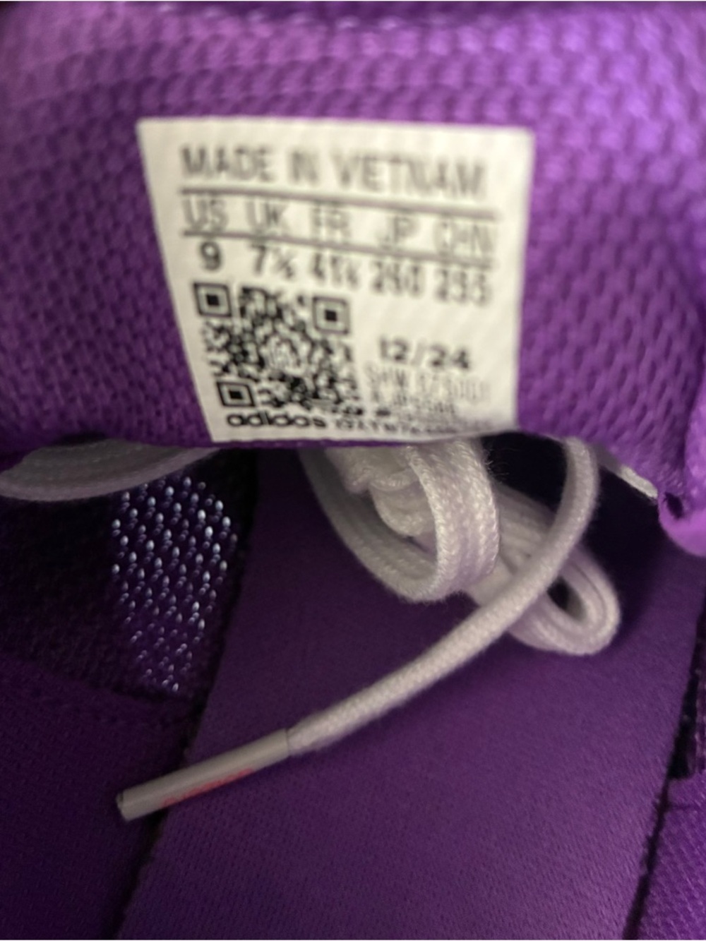 Adidas Adizero Aruku /Active Purple Solar Green" colorway / Women Size 9 / NWT - Picture 9 of 12